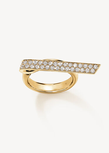 INSIDE/OUT Elongated Diamond Flip Ring