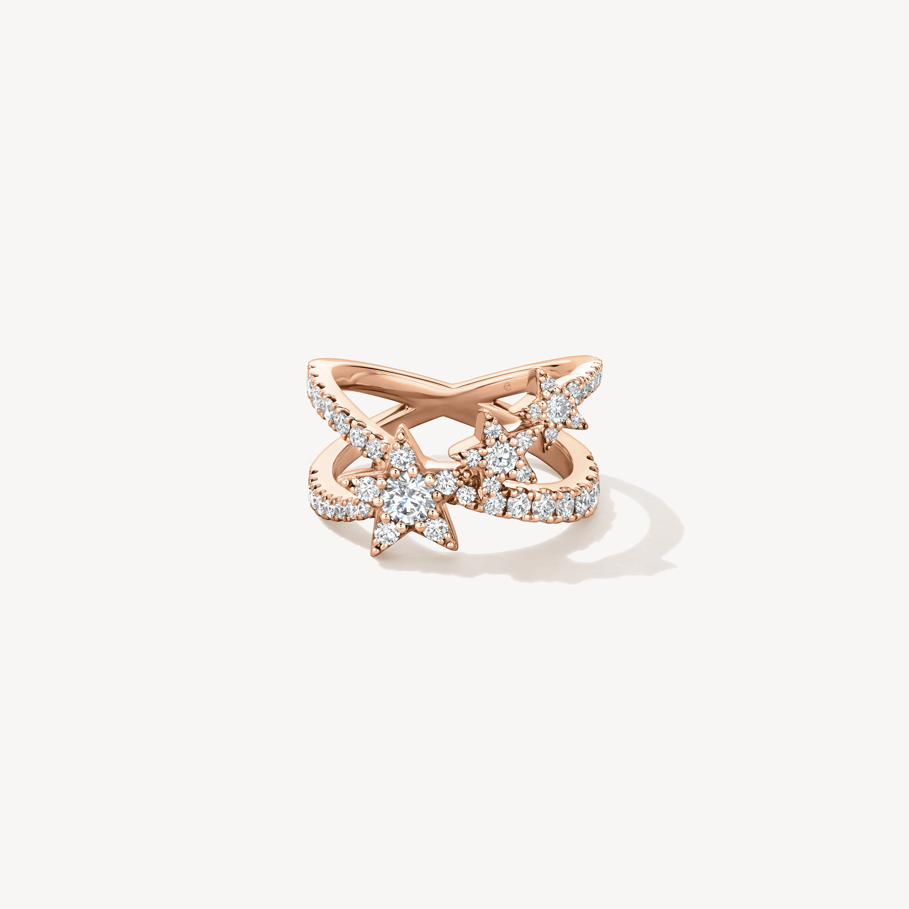 Illa Star Of The Show 钻石戒指, 18K 玫瑰金, large