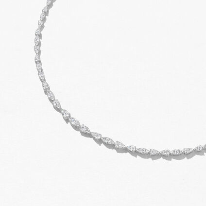 Aerial Dewdrop 钻石项链, , large