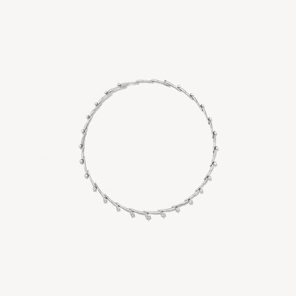 VELA Crossover钻石项链, 18K 白金, large