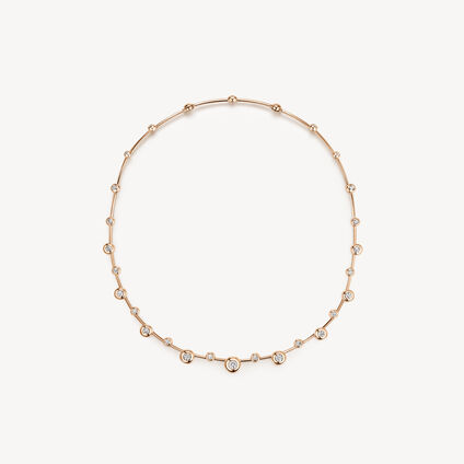 DREAM Floating 钻石项链, 18K 玫瑰金, large