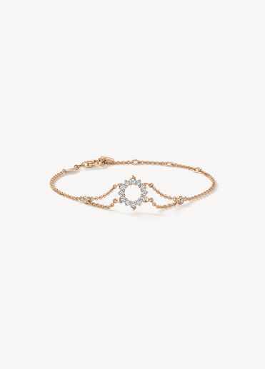 Aerial Open Sunburst Bracelet, 18K Rose Gold Aerial Open Sunburst Bracelet, 18K Rose Gold, large