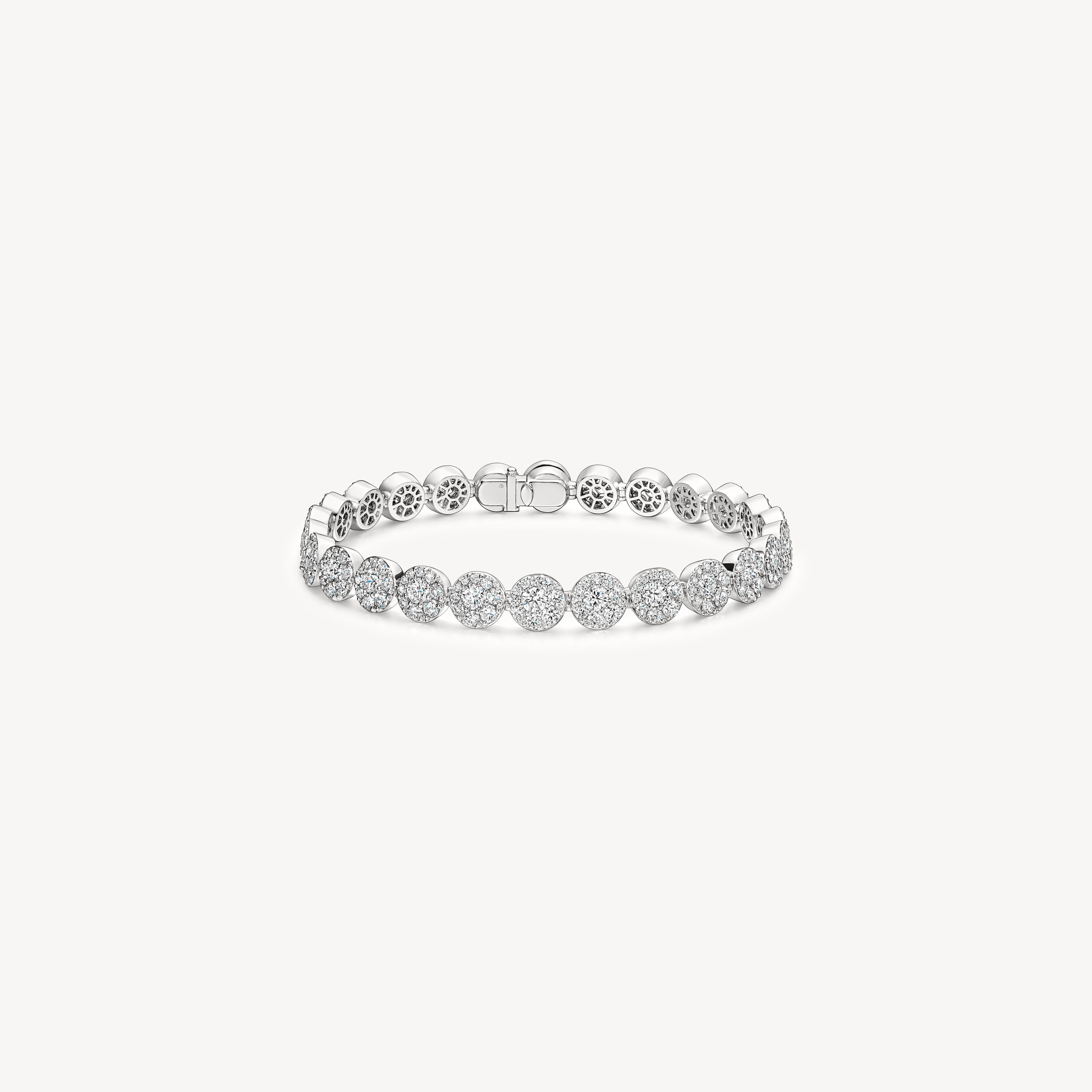 Tessa Line 钻石手链, 18K 白金, large