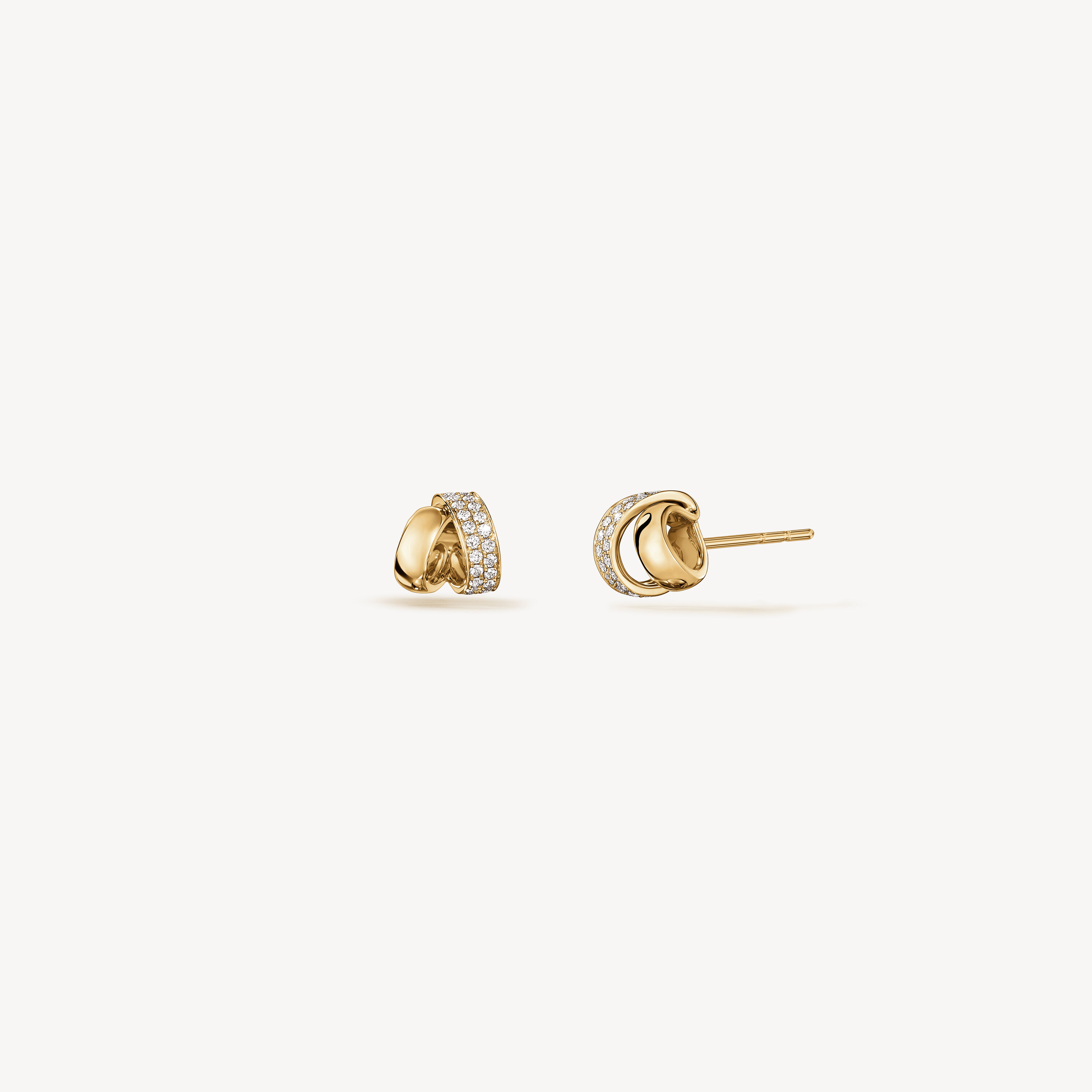 INSIDE/OUT Diamond Flip Earrings - Small, 18K Yellow Gold, large