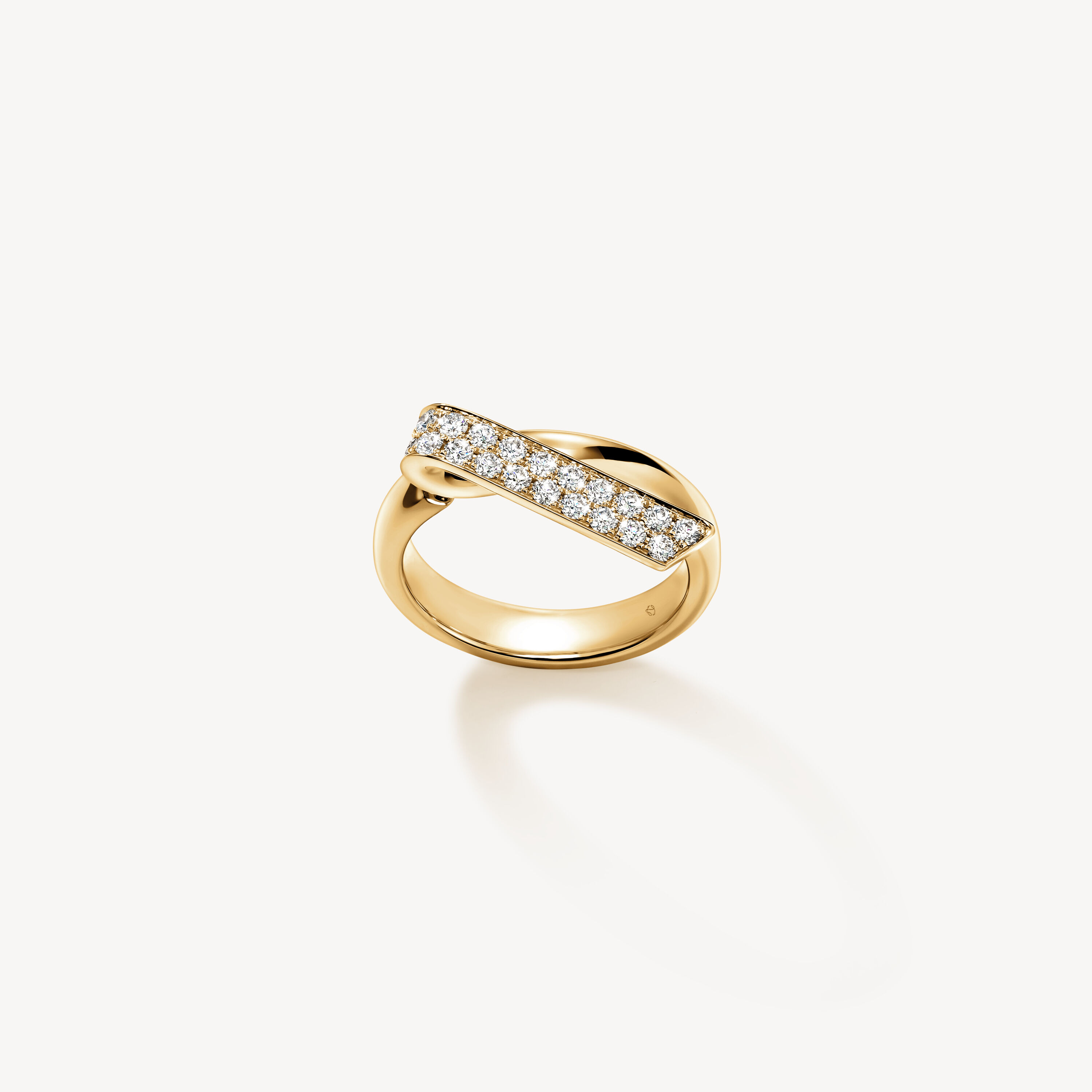 INSIDE/OUT Diamond Flip Ring, 18K Yellow Gold, large
