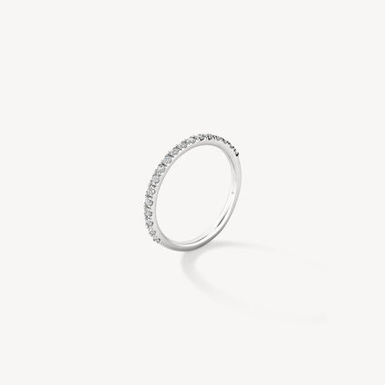 Transcend 结婚钻戒, 18K 白金, large