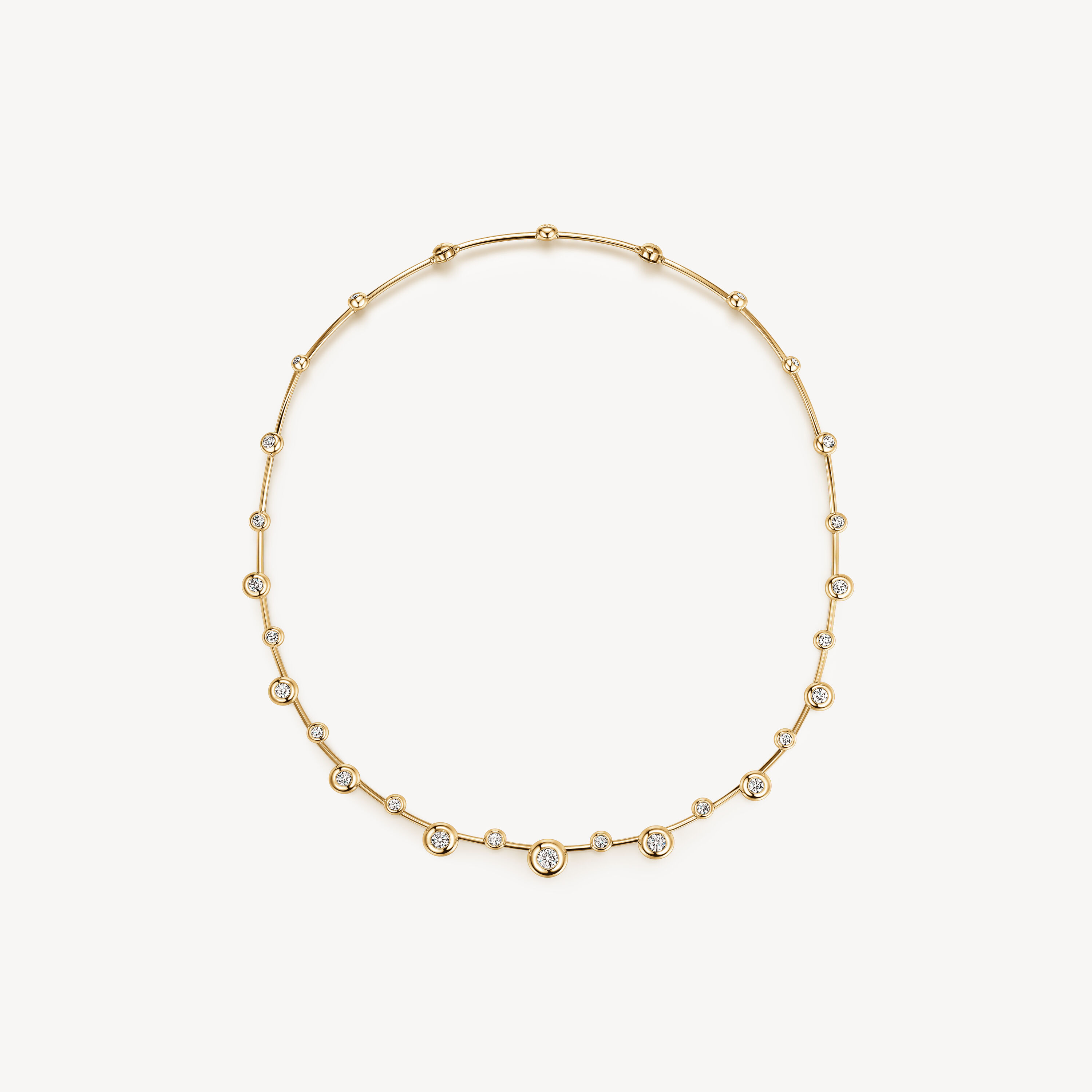 Dream Floating Necklace, 18K Yellow Gold, large