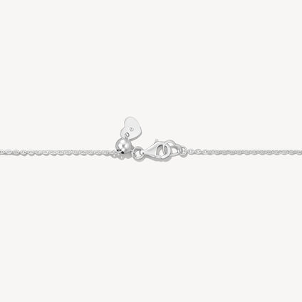 Aerial Dewdrop 钻石手链, 18K 白金, large