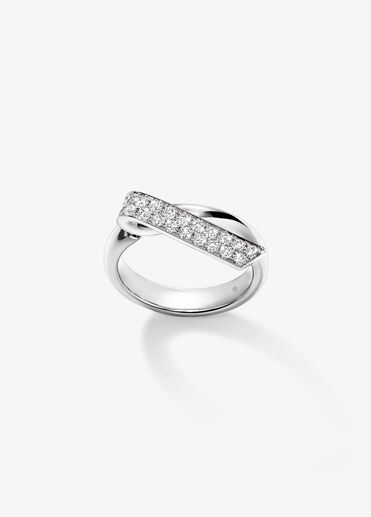 INSIDE/OUT Diamond Flip Ring, 18K White Gold INSIDE/OUT Diamond Flip Ring, 18K White Gold, large