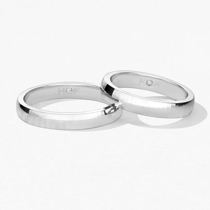 Mirror Wedding Band, , large
