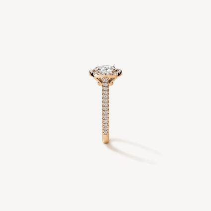 Joy Engagement Ring, 18K Rose Gold, large