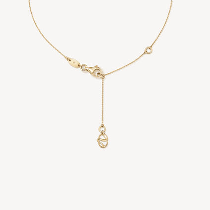 INSIDE/OUT Single Diamond Pendant Necklace, 18K Yellow Gold INSIDE/OUT Single Diamond Pendant Necklace, 18K Yellow Gold, large
