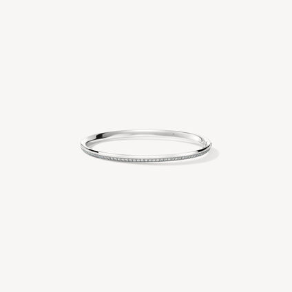 BARRE 密镶钻石手镯, 18K 白金, large
