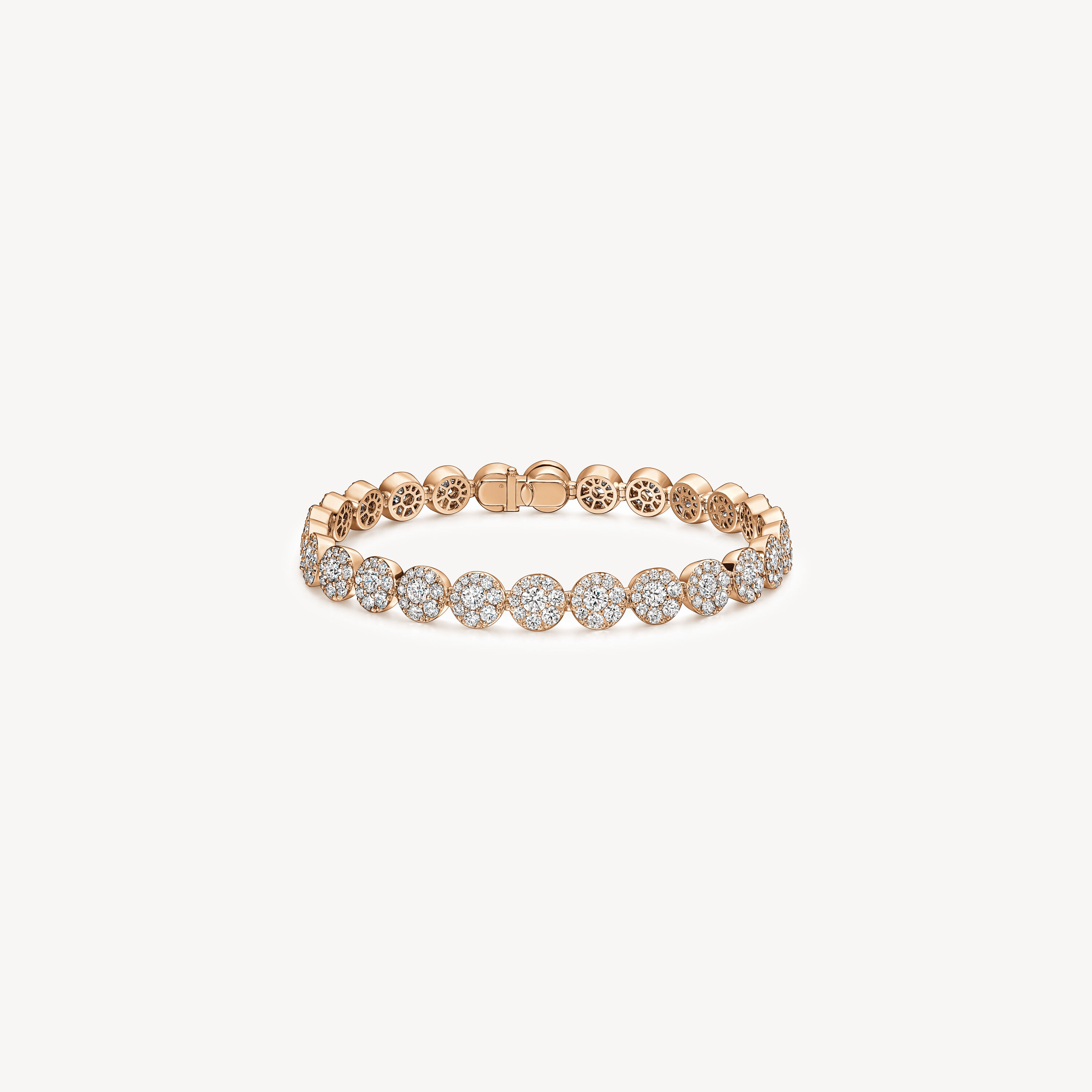 Tessa Line 钻石手链, 18K 玫瑰金, large