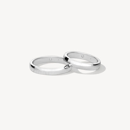 Mirror Wedding Band, , large