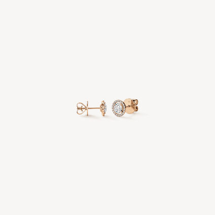 Joy Stud Earrings, 18K Rose Gold, large
