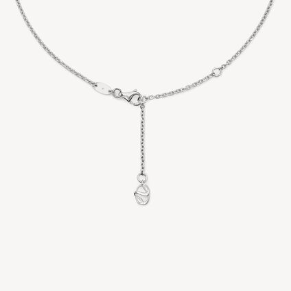 INSIDE/OUT Diamond Flip Petite Drop Pendant Necklace, 18K White Gold, large