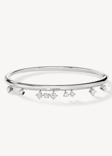 Barre系列钻石手镯, 18K 白金 Barre系列钻石手镯, 18K 白金, large