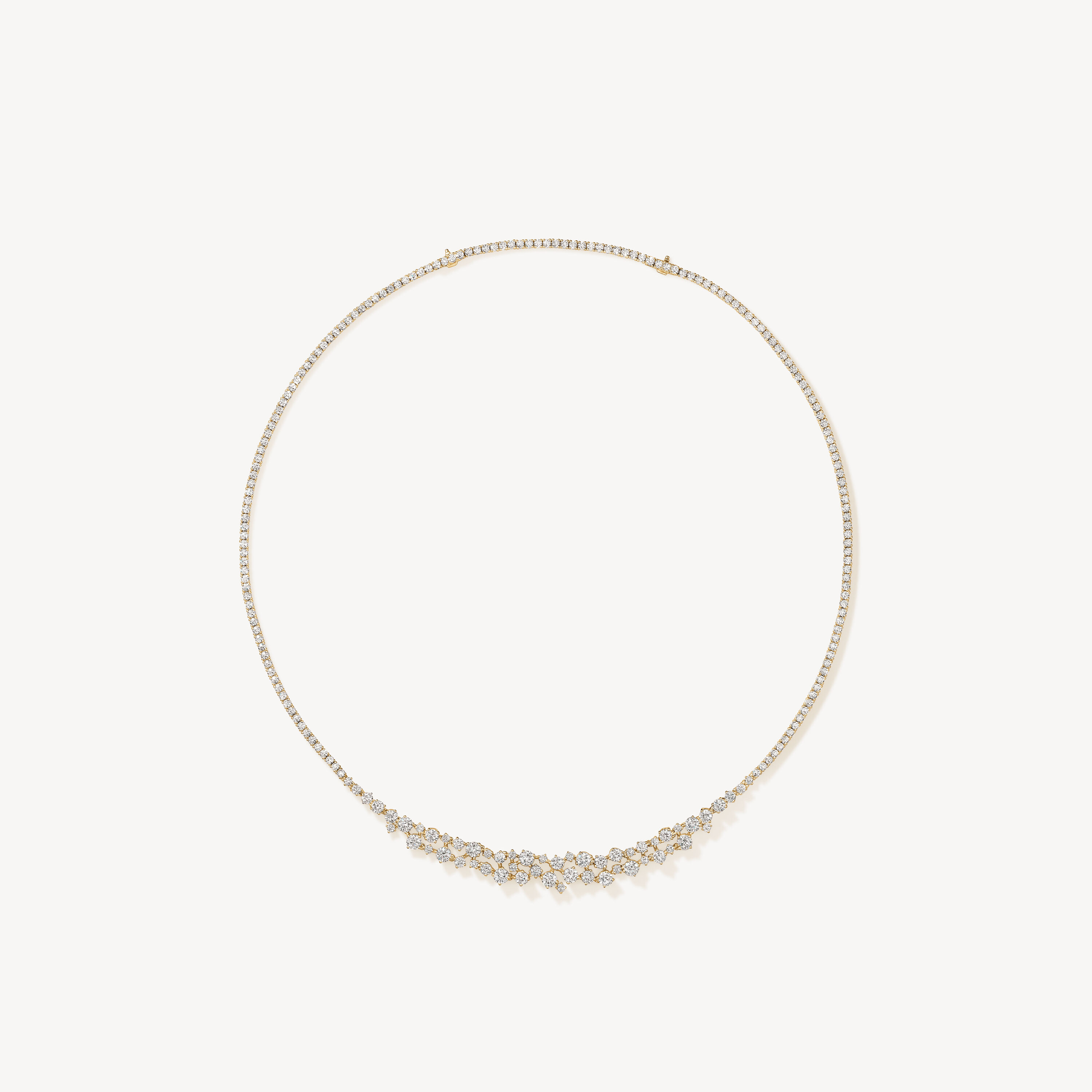 Starlight Diamond Necklace, 18K Yellow Gold, large