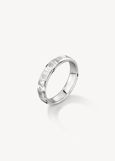 LOVE Chevron Wedding Band,  LOVE Chevron Wedding Band, , large