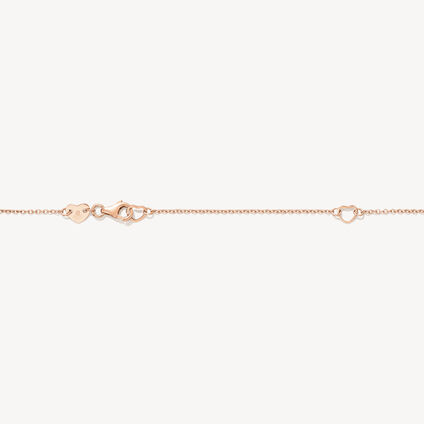 Aerial Solar Eclipse Pendant Necklace, 18K Rose Gold, large