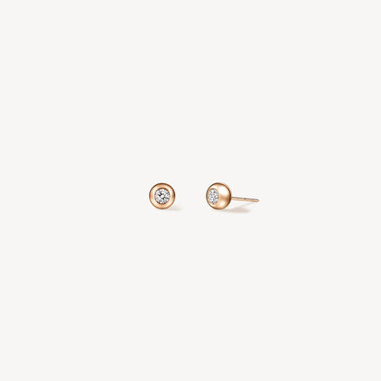DREAM Comet Drop Earrings, 18K Rose Gold, large