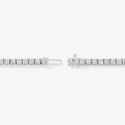 Starlight Diamond Necklace, 18K White Gold, large