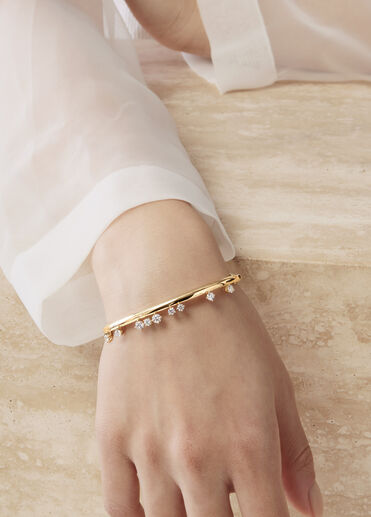 Barre系列钻石手镯, 18K 白金 Barre系列钻石手镯, 18K 白金, large