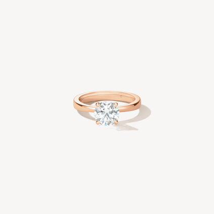 HOF Signature 订婚钻戒, 18K 玫瑰金, large