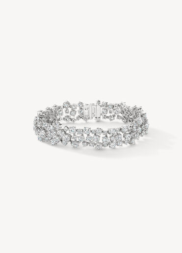 Starlight Diamond Bracelet, 18K White Gold Starlight Diamond Bracelet, 18K White Gold, large