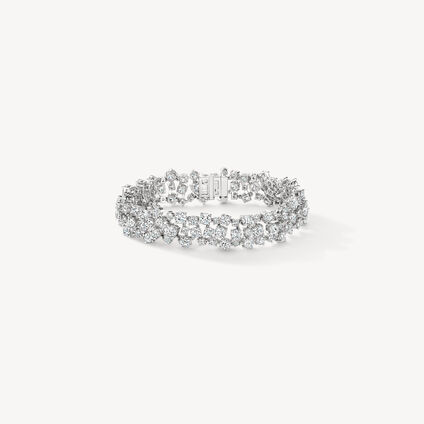 Starlight Diamond Bracelet, 18K White Gold Starlight Diamond Bracelet, 18K White Gold, large