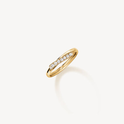INSIDE/OUT Diamond Ring, 18K Yellow Gold INSIDE/OUT Diamond Ring, 18K Yellow Gold, large