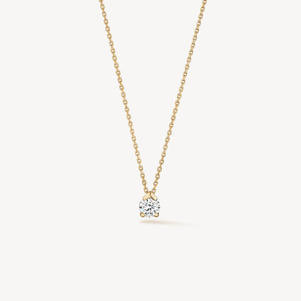 AERIAL 钻石项链, 18K 黄金, large