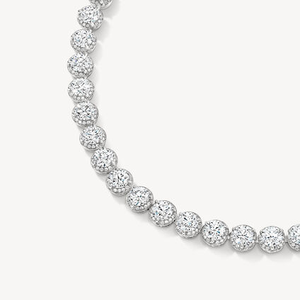 Timeless Hidden Halo Uniform Necklace, , large