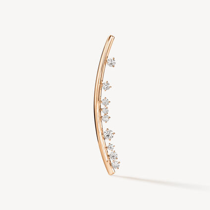 BARRE Floating钻石胸针, 18K 玫瑰金, large