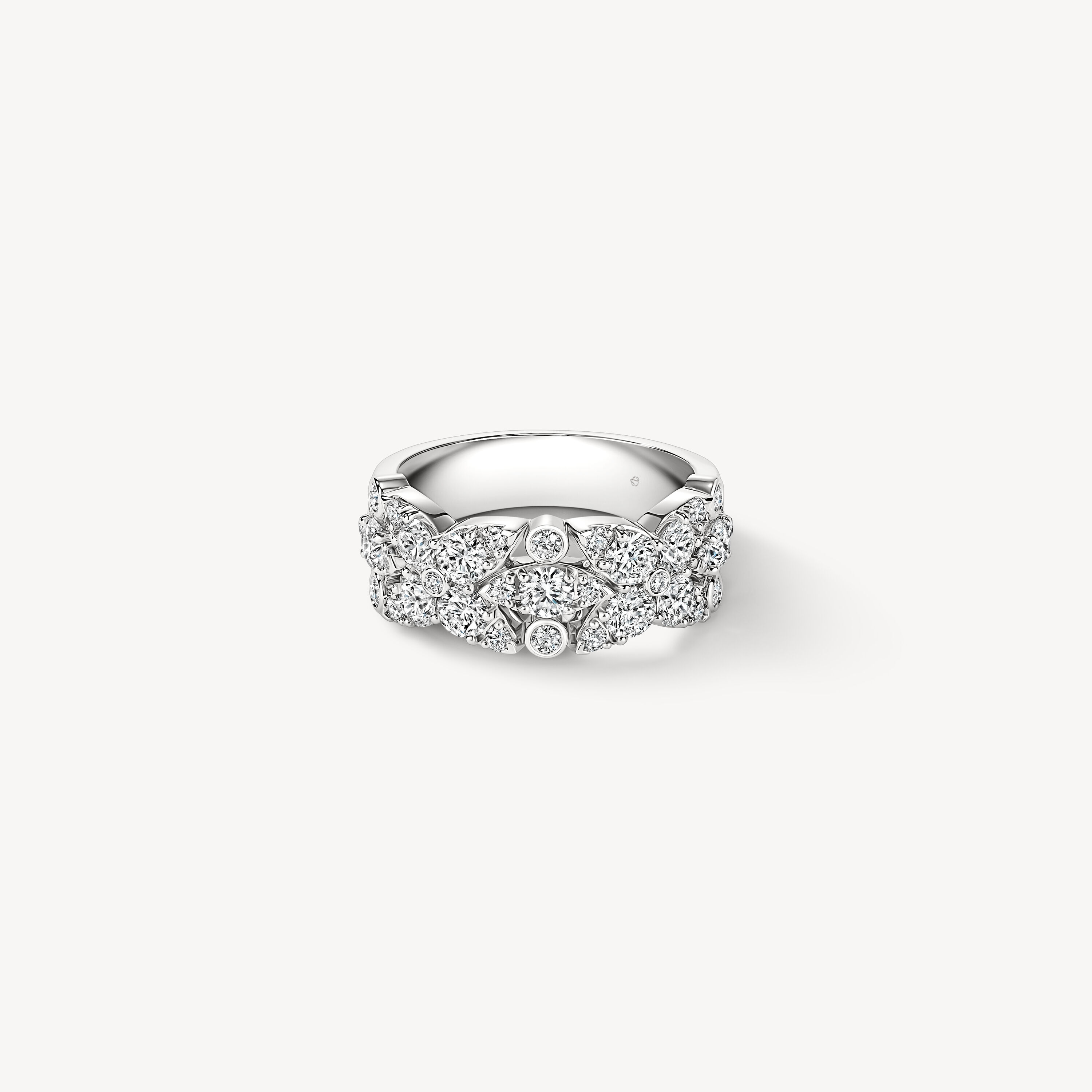 HOF Regal Diamond Ring, 18K 白金, large