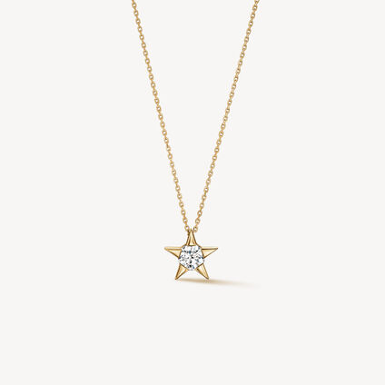 Illa 钻石项链, 18K 黄金 Illa 钻石项链, 18K 黄金, large
