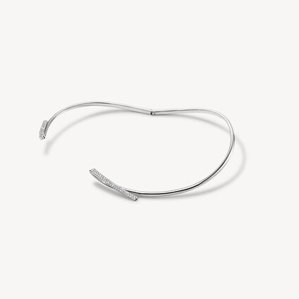 INSIDE/OUT Diamond Flip Choker, 18K White Gold INSIDE/OUT Diamond Flip Choker, 18K White Gold, large