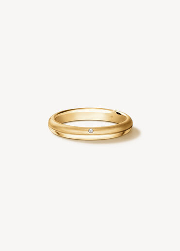 LOVE Satin Finish Band, 18K Yellow Gold LOVE Satin Finish Band, 18K Yellow Gold, large