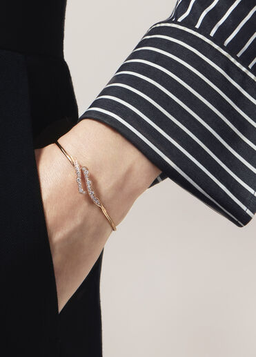 Lorelei Ribbon Flexi Bangle, 18K White Gold Lorelei Ribbon Flexi Bangle, 18K White Gold, large