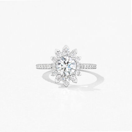 Behati Say It Your Way 订婚钻戒, 铂金, large