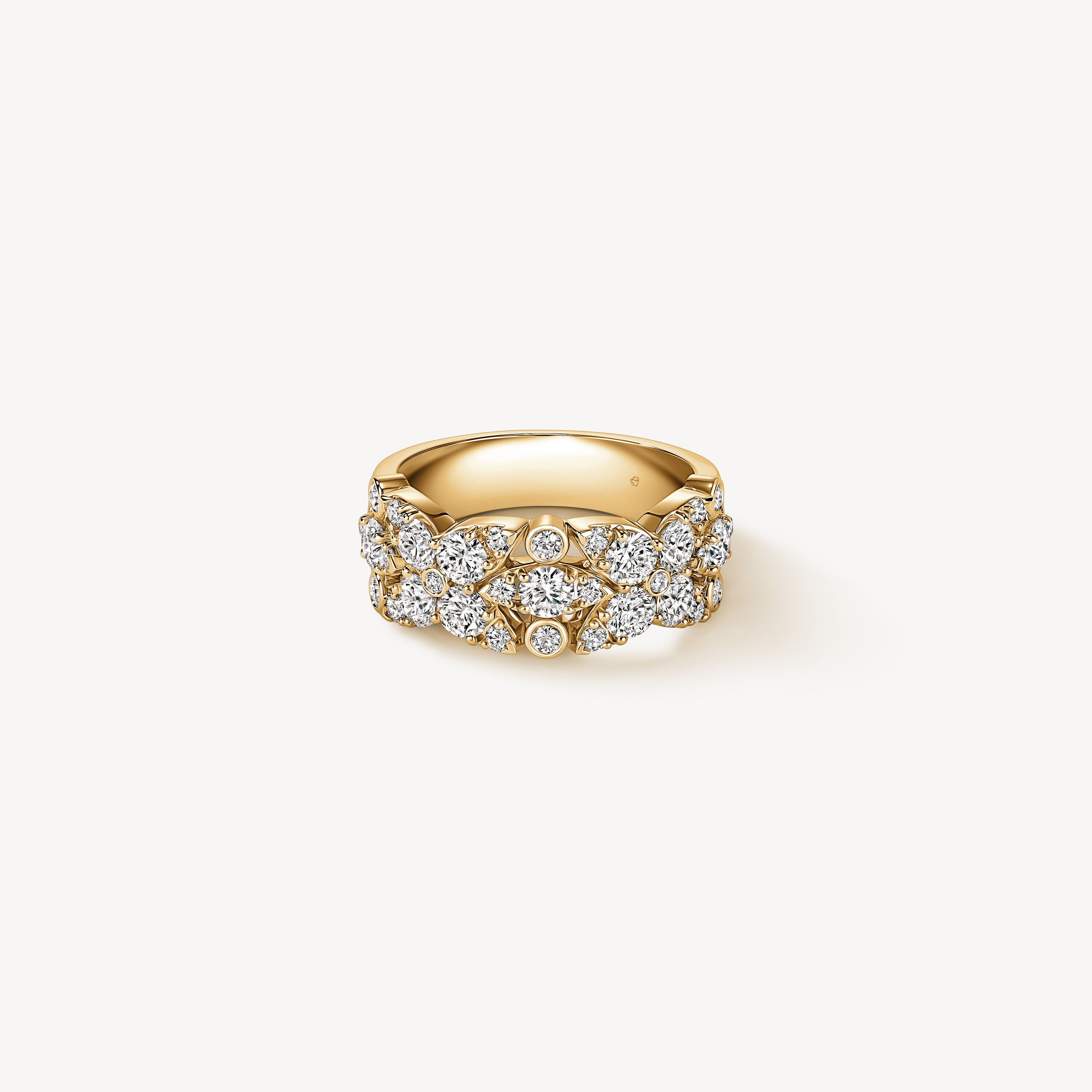 HOF Regal Diamond Ring, 18K 黄金, large