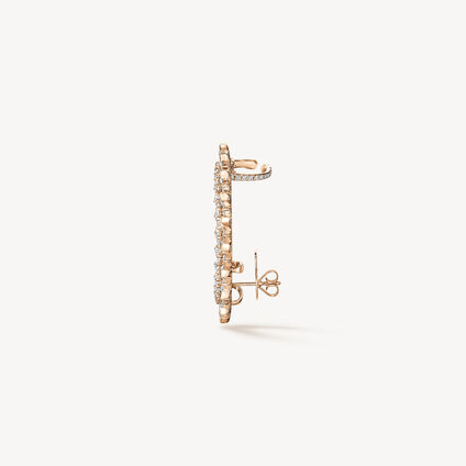 Aerial Open Sunburst Necklace , 18K Rose Gold, large
