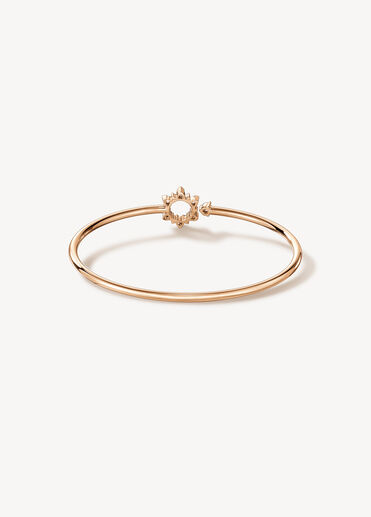 Aerial Open Sunburst Flexi Bangle, 18K Rose Gold Aerial Open Sunburst Flexi Bangle, 18K Rose Gold, large