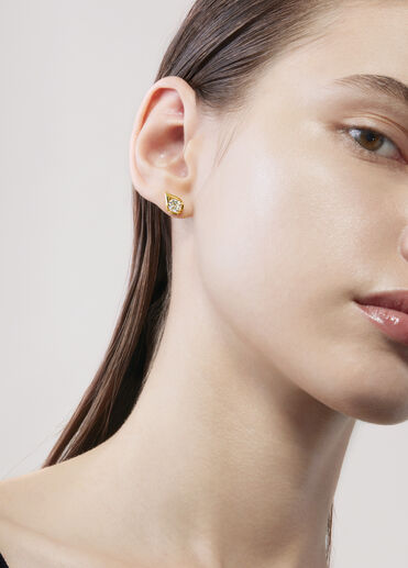 LU Droplet Studs, 18K Yellow Gold LU Droplet Studs, 18K Yellow Gold, large