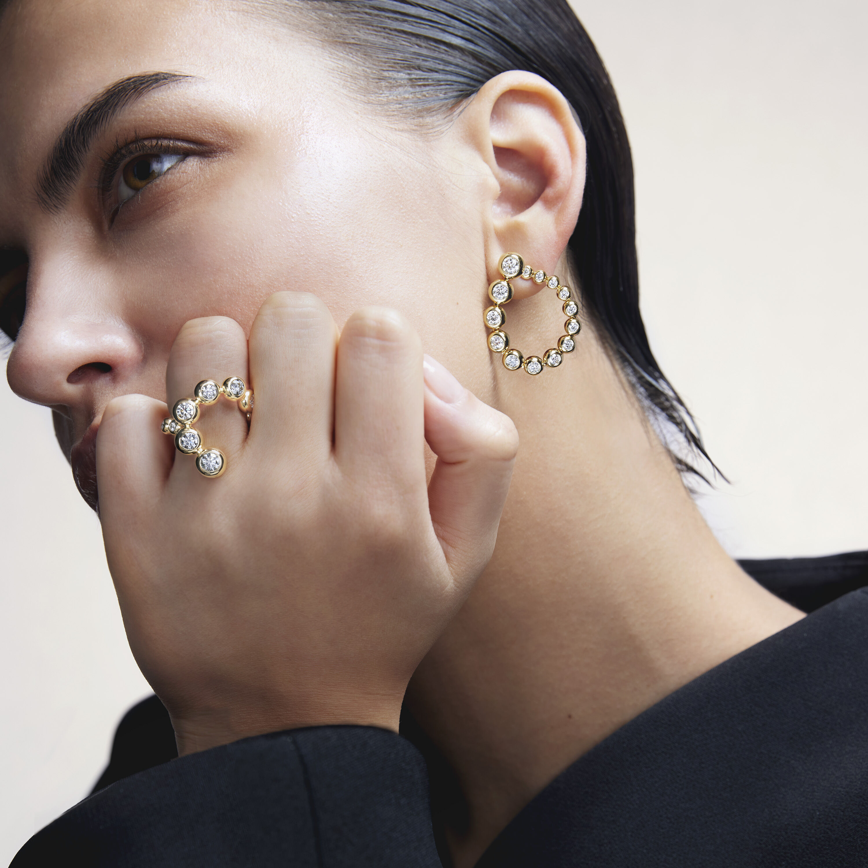 DREAM WRAP RING, 18K Rose Gold, large