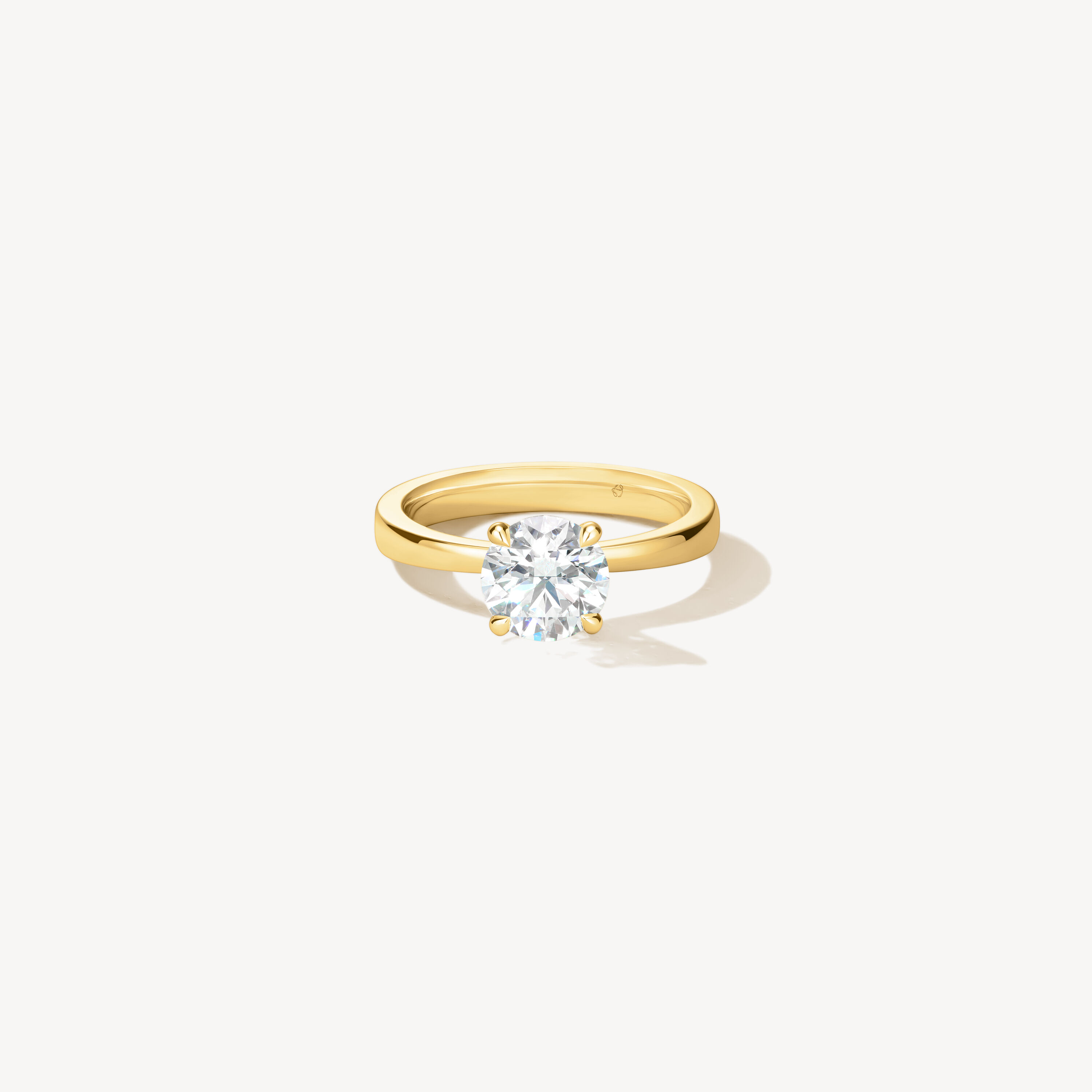 HOF Signature 订婚钻戒, 18K 黄金, large