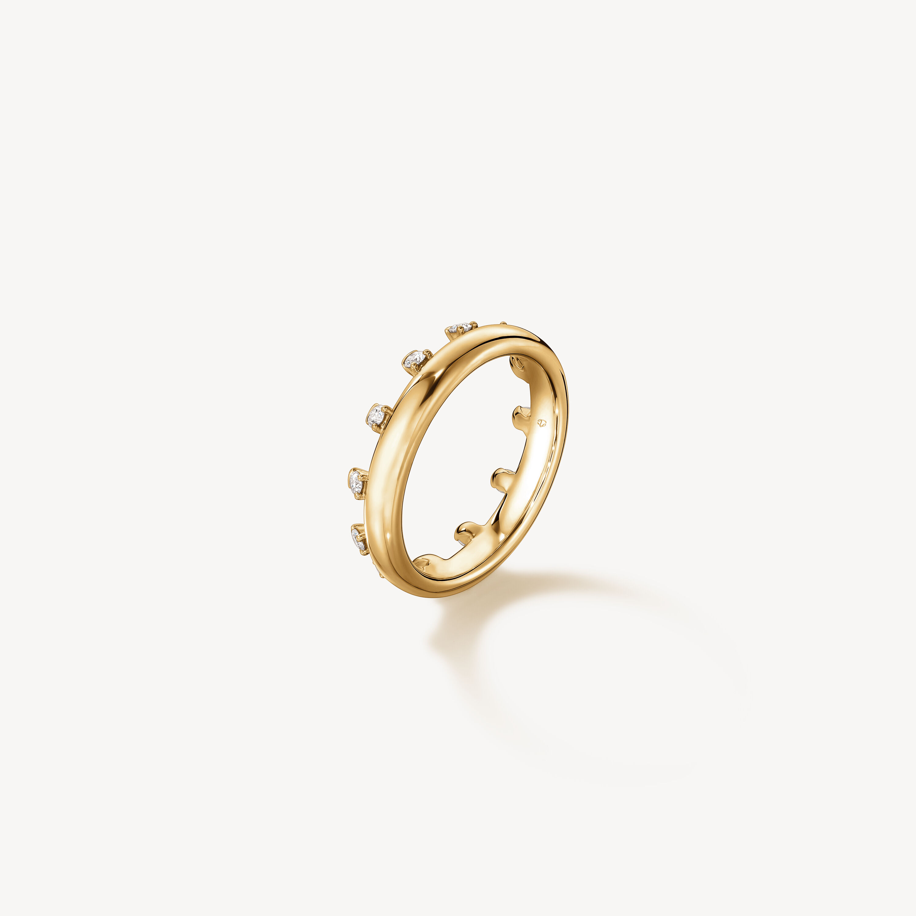 BARRE Eternity Wedding Band, 18K Yellow Gold, large