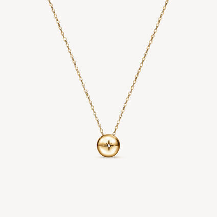 DREAM SOLO 钻石项链, 18K 黄金, large