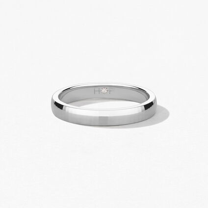 Mirror Wedding Band, Mirror Wedding Band, , large